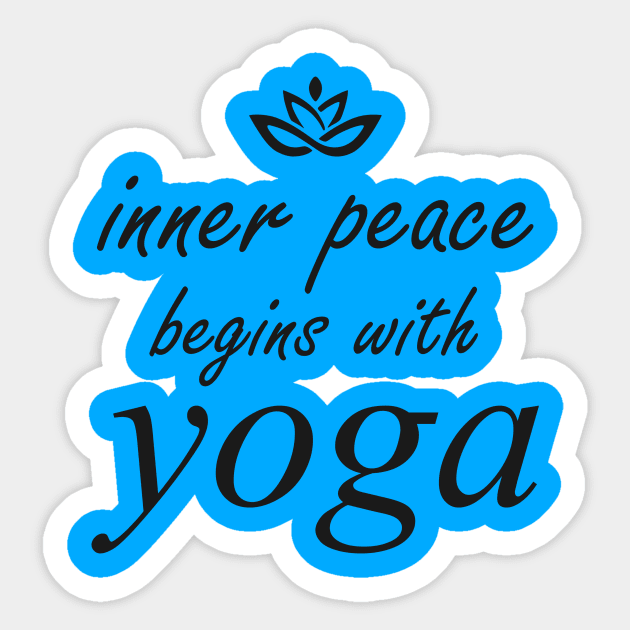 Inner Peace Sticker by Iskapa